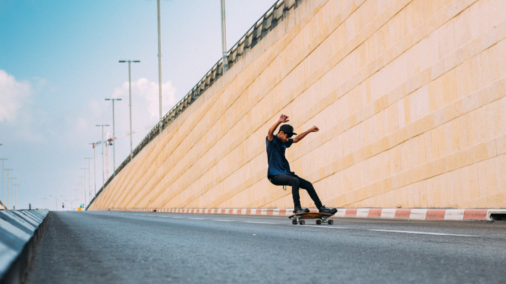 Jugendlicher Skater