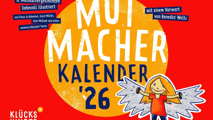 Cover des Mutmacher-Kalenders 2026