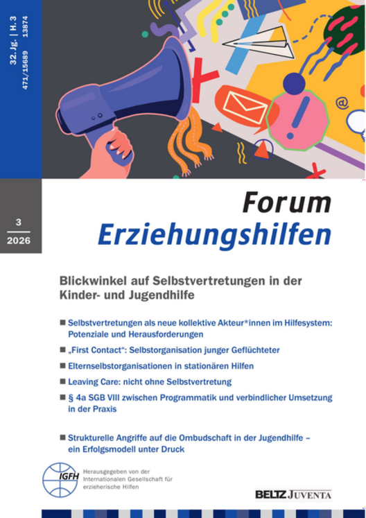 Forum Erziehungshilfen Heft 3/2026