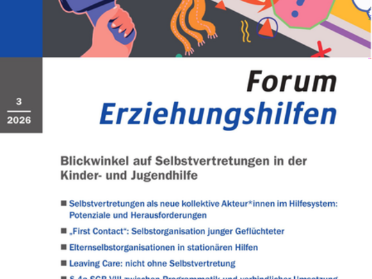 Forum Erziehungshilfen Heft 3/2026
